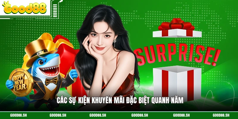 Các sự kiện khuyến mãi đặc biệt quanh năm